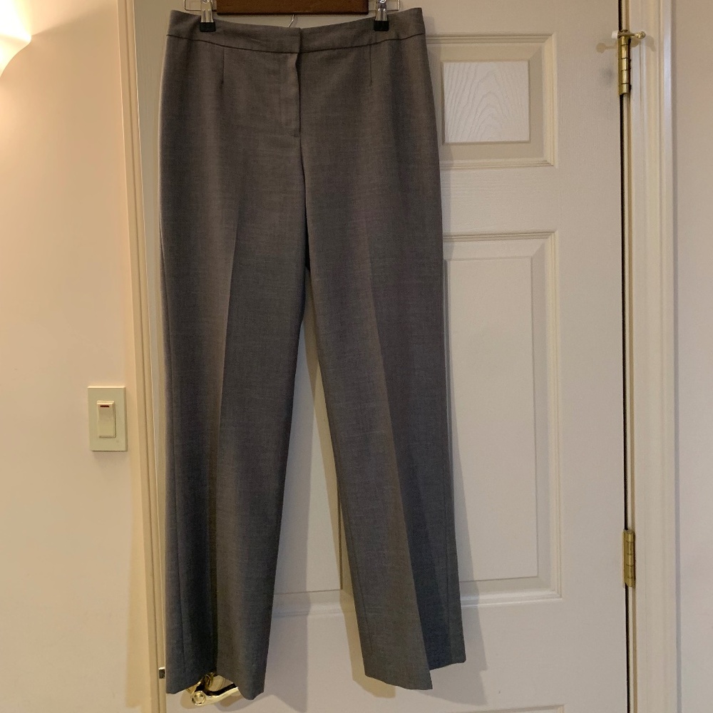 Kasper Gray Lined Dress Pants sz 4P